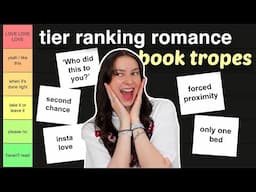 tier ranking romance book tropes 💌
