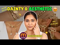Trendy & Aesthetic *HUGE MEESHO ACCESSORIES* Haul starting Rs. 120 | Nidhi Katiyar
