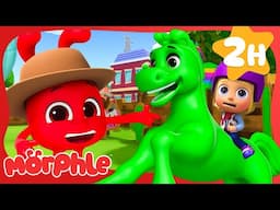 Sheriff Morphle vs Cowboy Orphle! 🤠🐎 | Cartoons for Kids | Horses, Animals and Magic!