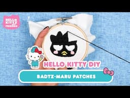 Badtz-maru and Hello Kitty T-shirt Patches | Hello Kitty DIY