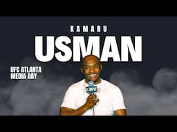 Kamaru Usman Talks Main Event vs Joaquin Buckley & Welterweight Div Stars At UFC Atlanta Media Day
