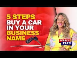 Buy a Car in Your BUSINESS Name! 5 Steps! EIN Credit! Get a BUSINESS Auto Loan! BUSINESS Credit!