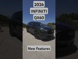 2026 Infiniti QX60 Gets A Mini Makeover