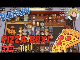 The Pizza Box, Tier 1!! - Solo Play PlateUp! I Part 22  #pizza   #theontariogardener   #plateup