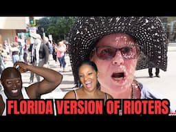Man Wears Maga Hat To Anti-ICE Riot!
