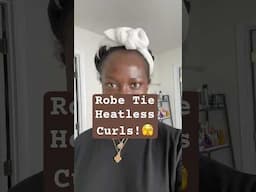 Curls with a robe 👘tie?🫣