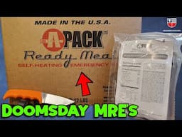Apocalypse Chicken Noodles (APack Ready Meal MRE) 2011 AmeriQual Meal Ready To Eat Taste Test