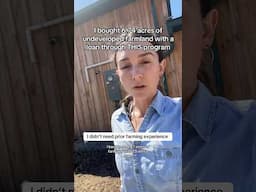 THIS is how I got a loan for farmland never having farmed