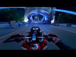 Africa Twin late night cruise through central London