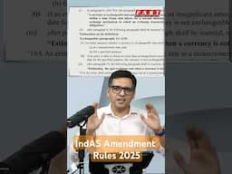 CA Final FR - Companies IndAS Amendment Rules 2025 brief #cafinal #companiesact #icai #icaistudents