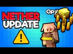 New Piglin Trade & BLAZE BUFF - Nowhere is safe now!!!