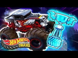 Hot Wheels Monster Trucks Go for the Glow Trophy! | Camp Crush
