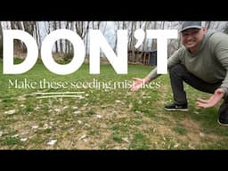 3 Mistakes RUINING Your Seeding RESULTS
