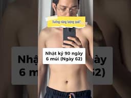 Năng lượng xuống quá 🪫#nhatky90ngaysaumui #ngay62