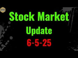 Stock market update as TSLA dumps out. 6-5-25