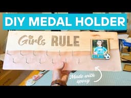 Wood And Epoxy Medal Holder // Race Award Display