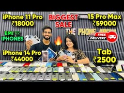 Biggest iPhone Sale Ever 🔥| Cheapest iPhone Market  | Second Hand Mobile | iPhone15 Pro iPhone 16