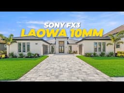 Filming a 2.8 Million Dollar home with the Laowa 10 mm FE  👀