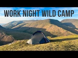 Wild Camping On A WORK NIGHT - Lake District