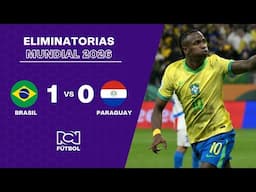 Resumen: Brasil (1) vs. Paraguay (0) | Eliminatorias 2026