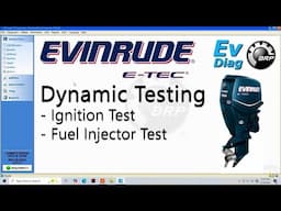 Evinrude ETEC Fuel Injector & Ignition Testing / Evinrude Diagnostics