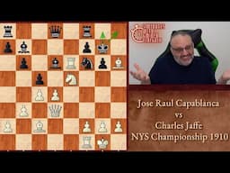 Five Minutes with Ben: Jose Raul Capablanca vs Charles Jaffe, NYS Championship 1910