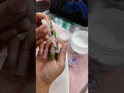 Watch me do my nails for my 20 week pregnancy photoshoot #nails #springnails #pregnancy