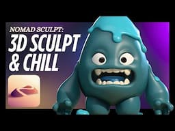 3D Sculpt & Chill: Painting Process (Quiet)