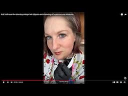 Kat Surth was live cleaning vintage hair clippers and clippering off eyebrows and sideburns