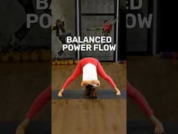 Balanced Power Flow | Yoga For Balance |  #shots #balanceyoga