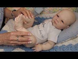 💖Dream Reborn Baby Caden Changes Into Adorable "Little Gentleman" Outfit🧸Charlie Bear Collection Too