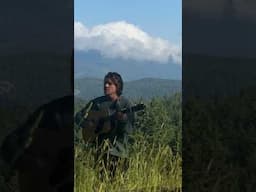 playing my song in beautiful mountains of BC