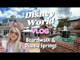 WALT DISNEY WORLD ✨ VLOG 5 | Disney Springs, Boardwalk, Cake Bake shop & candle making class