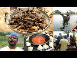 A Day at Densu River, Joma - Fresh Tilapia Fried by Local Fisherman