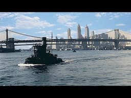Rare 1930s - Lower Manhattan in Stunning Color [60fps, Remastered] w/added sound