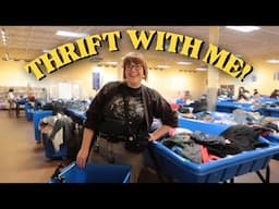 Thrift With Me! ~Panic at the Goodwill Bins~ Vintage Thrift Haul