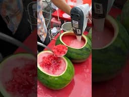 The Weirdest Way to Make Sweet Watermelon Juice!