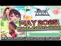 MAY 2025 ROMEL Events Guide: New 60% Mount, New BIS Wings and MORE!