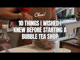 START YOUR DREAM BUBBLE TEA SHOP