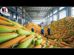 How Sweet Corn Is Grown, Harvested, and Canned by the Ton – Inside Modern Corn Factories