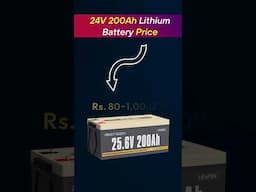 24v 200ah lithium ion battery price in india | Lithium ion battery price In india