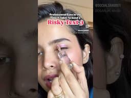 Professional eye makeup in a minute! #liquideyeshadow #makeuphacks