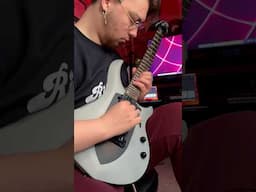 Modern twang on the Majesty with @JustusHajas #SterlingByMusicMan