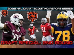 Round 1 Recap || Round 2 Preview || LIVE Bears Draft Talk