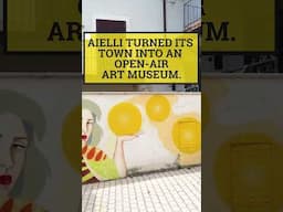 Aielli, Abruzzo’s Most Unexpected Town 🇮🇹🎨 (Locals Love It – Tourists Don’t Know It!) #shorts