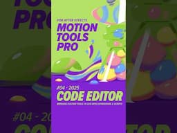 Master custom tools in After Effects with Motion Tools Pro 2025!
