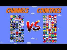 Channels VS Countries 5 - Points Marble Race