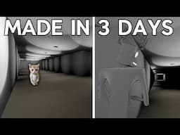 I Made a Backrooms Horror Game in 3 Days