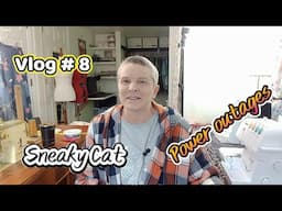 Studio Vlog # 8 ~Sneaky cat, power outages, and exciting updates!
