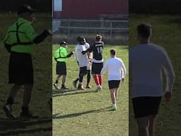 "HE RAN INTO MY ELBOW!"
